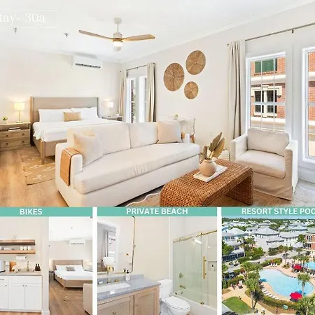 Shop House Studio By Stay On 30A- Pool, Bikes